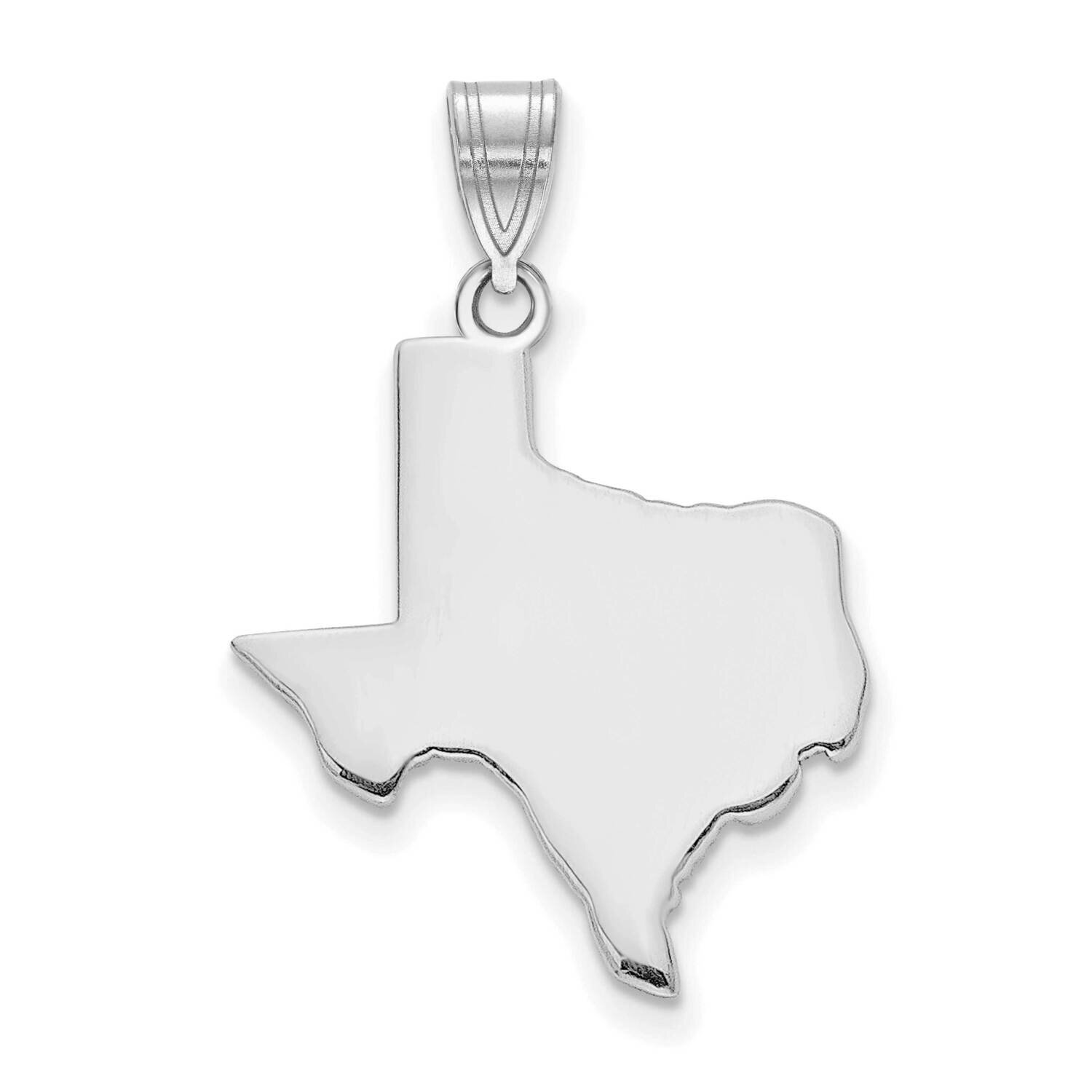 Tx State Pendant Bail Only 14k White Gold XNA707W-TX, MPN: XNA707W-TX, 886774753751