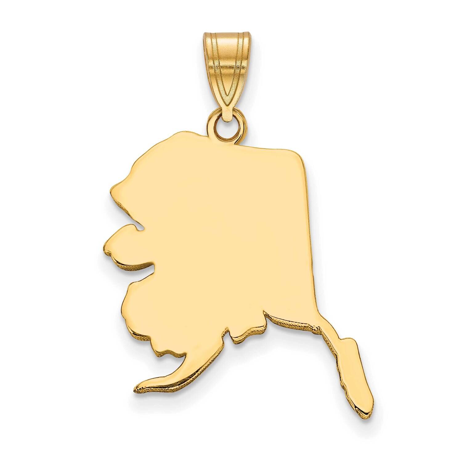 Ak State Pendant Bail Only 14k Gold XNA707Y-AK, MPN: XNA707Y-AK, 886774753836