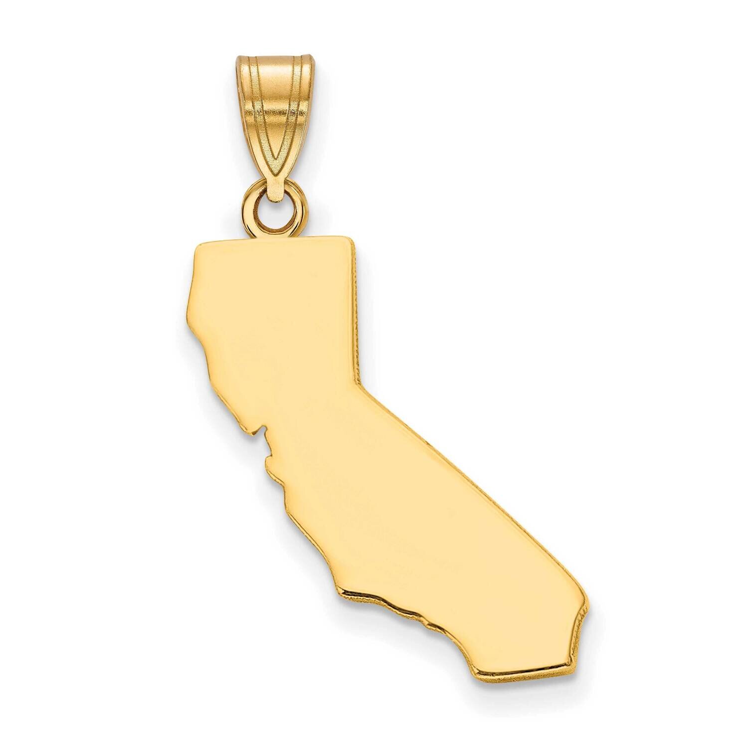 Ca State Pendant Bail Only 14k Gold XNA707Y-CA