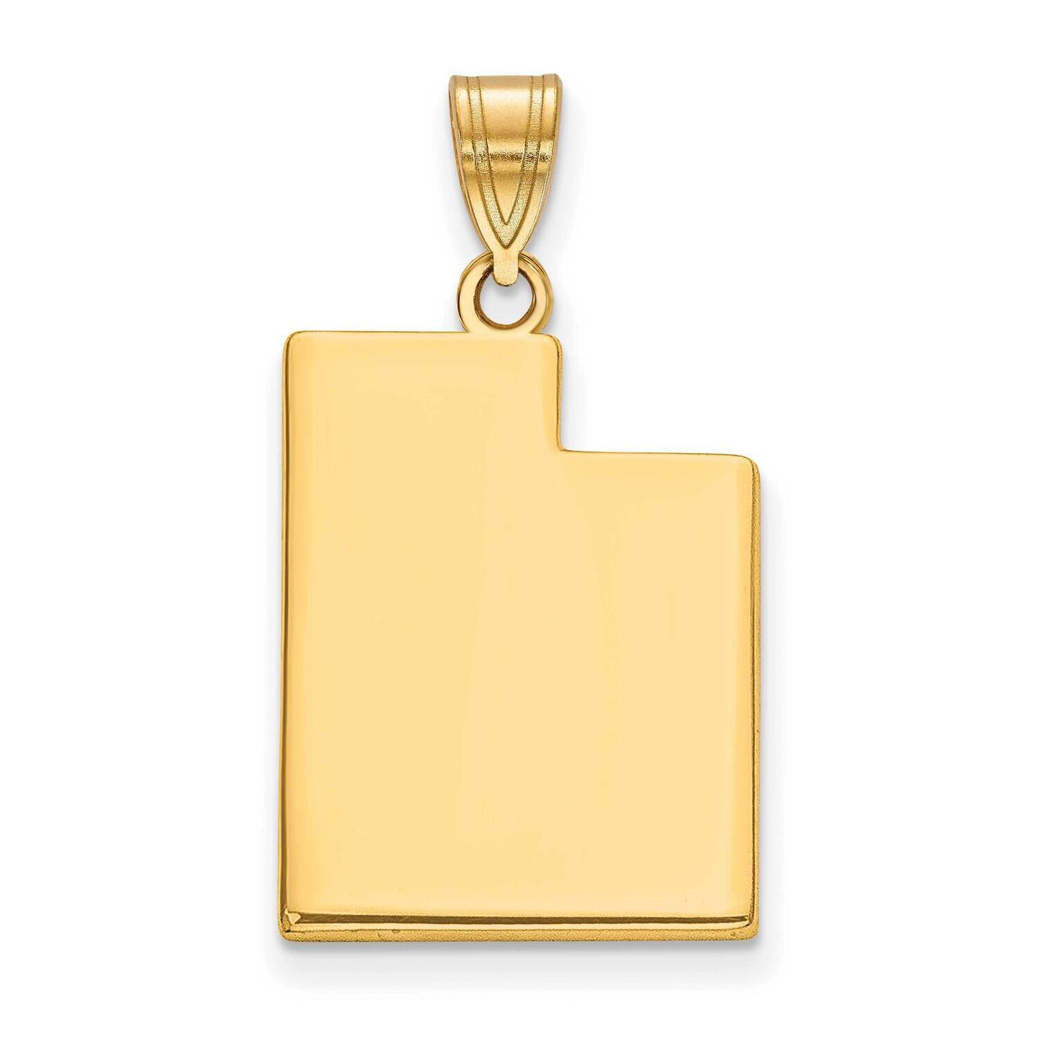 Ut State Pendant Bail Only 14k Gold XNA707Y-UT, MPN: XNA707Y-UT, 886774754260