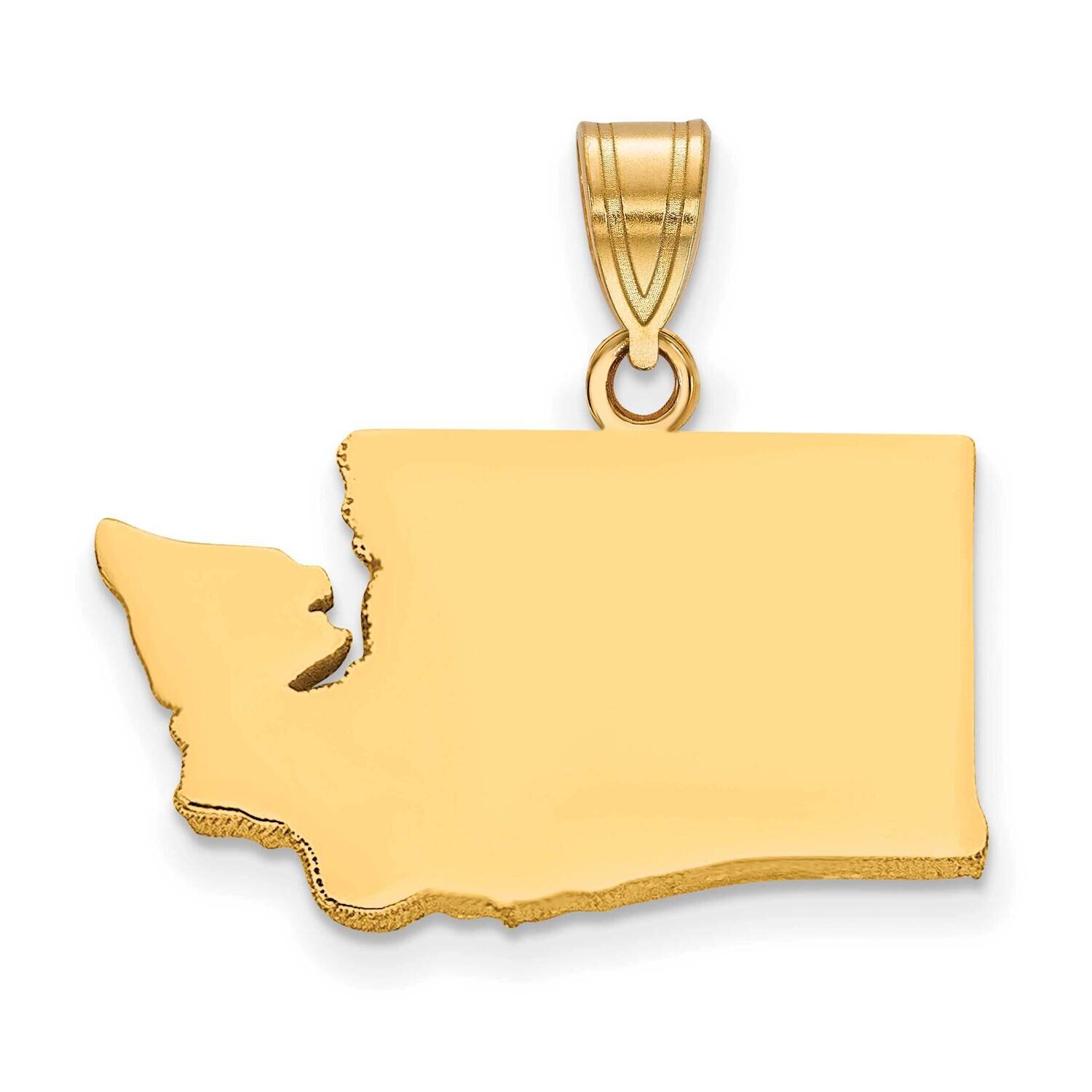 Wa State Pendant Bail Only 14k Gold XNA707Y-WA, MPN: XNA707Y-WA, 886774754291