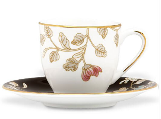 Marchesa Painted Camellia Demitasse Cup & Saucer