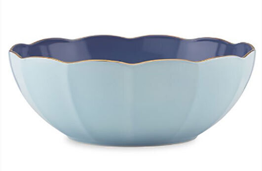 Marchesa Marchesa Shades Blue Serving Bowl Medium