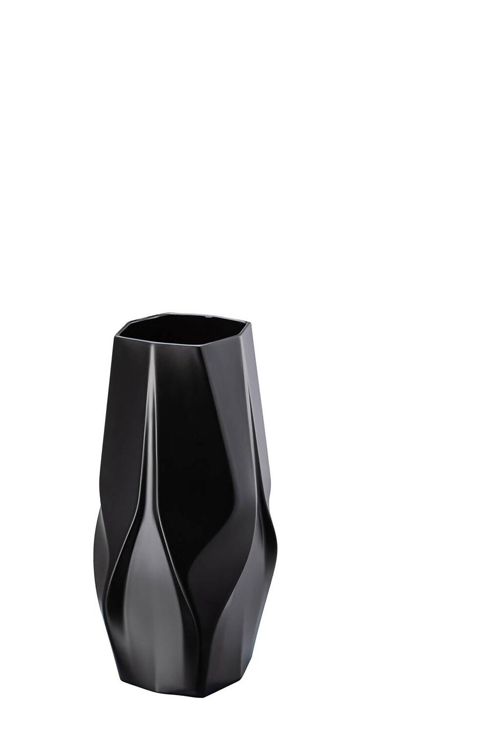 Rosenthal Weave Black - Zaha Hadid Vase 13 3/4 Inchch