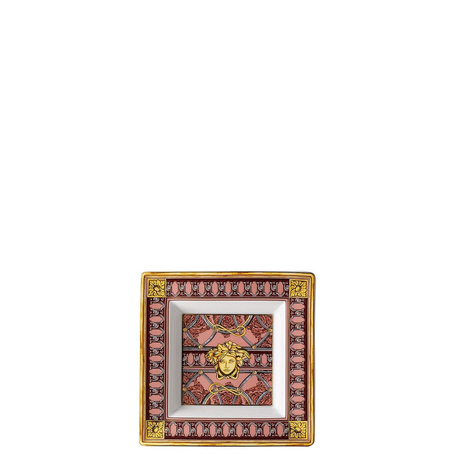 Versace La Scala del Palazzo Rosa Candy Dish 5 1/2 Inch, MPN: 14085-403665-25814, 790955080843
