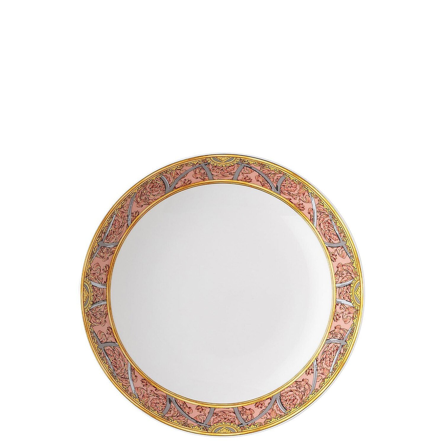 Versace La Scala del Palazzo Rosa Rim Soup 8 1/2 Inch, MPN: 19335-403665-10322, 790955080935
