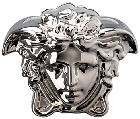 Versace Medusa Grande Vase Silver 6 Inch