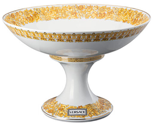 Versace Medusa Rhapsody Bowl footed 13 3/4 Inch, MPN: 11280-403670-22885, 790955109988