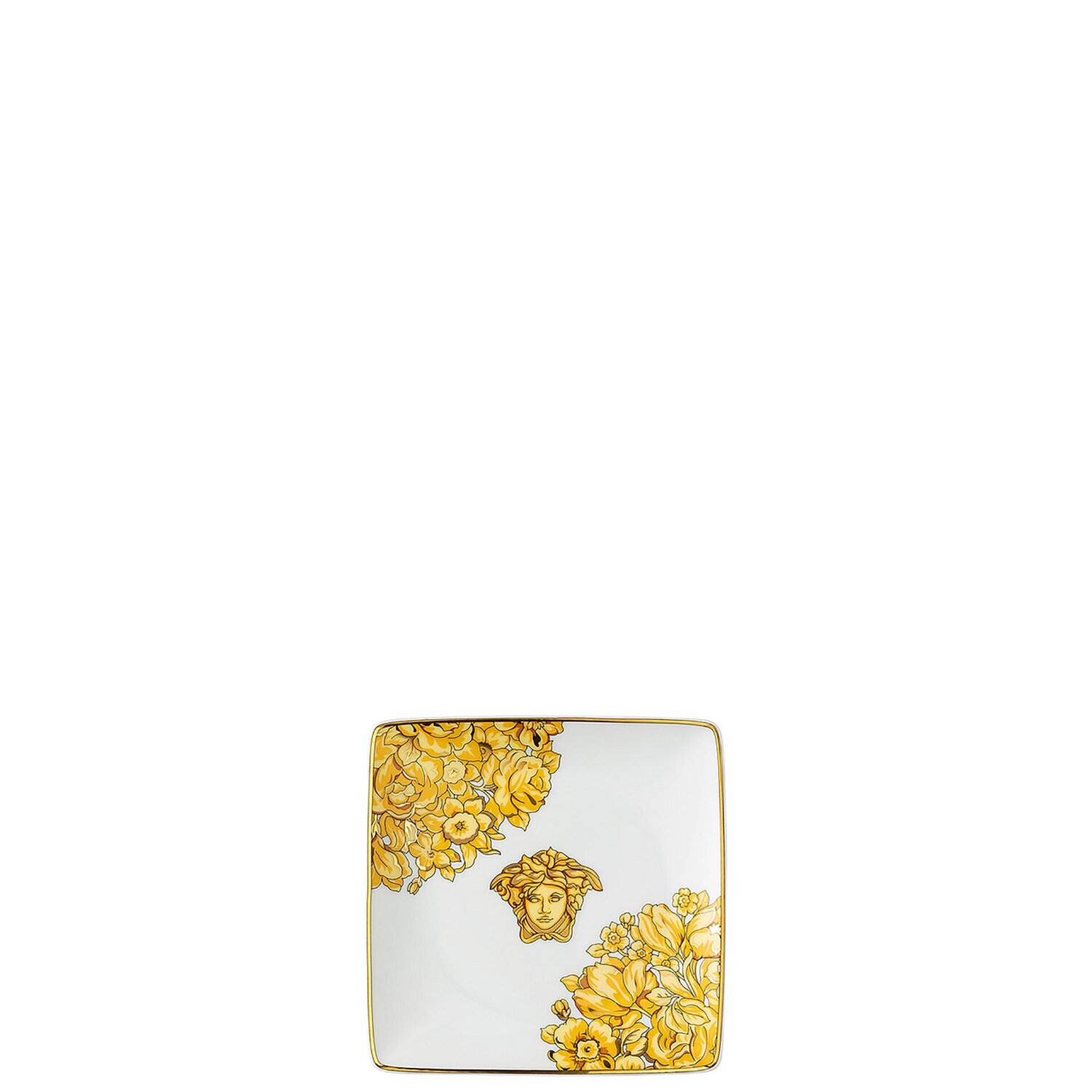 Versace Medusa Rhapsody Canape Dish 4 3/4 Inch Square, MPN: 11940-403670-15253, 790955109940