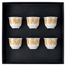 Versace Medusa Rhapsody Set Of 6 Mugs Small without Handle, MPN: 14413-403670-28403, 790955109919