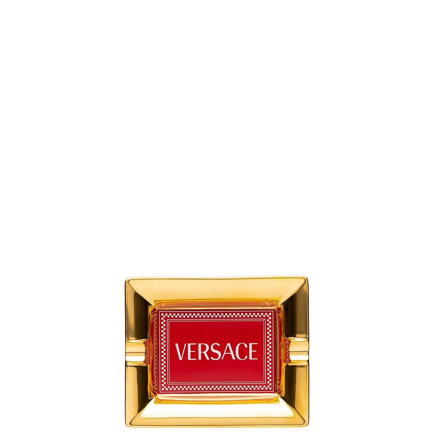 Versace Medusa Rhapsody Red Ashtray 5 Inch