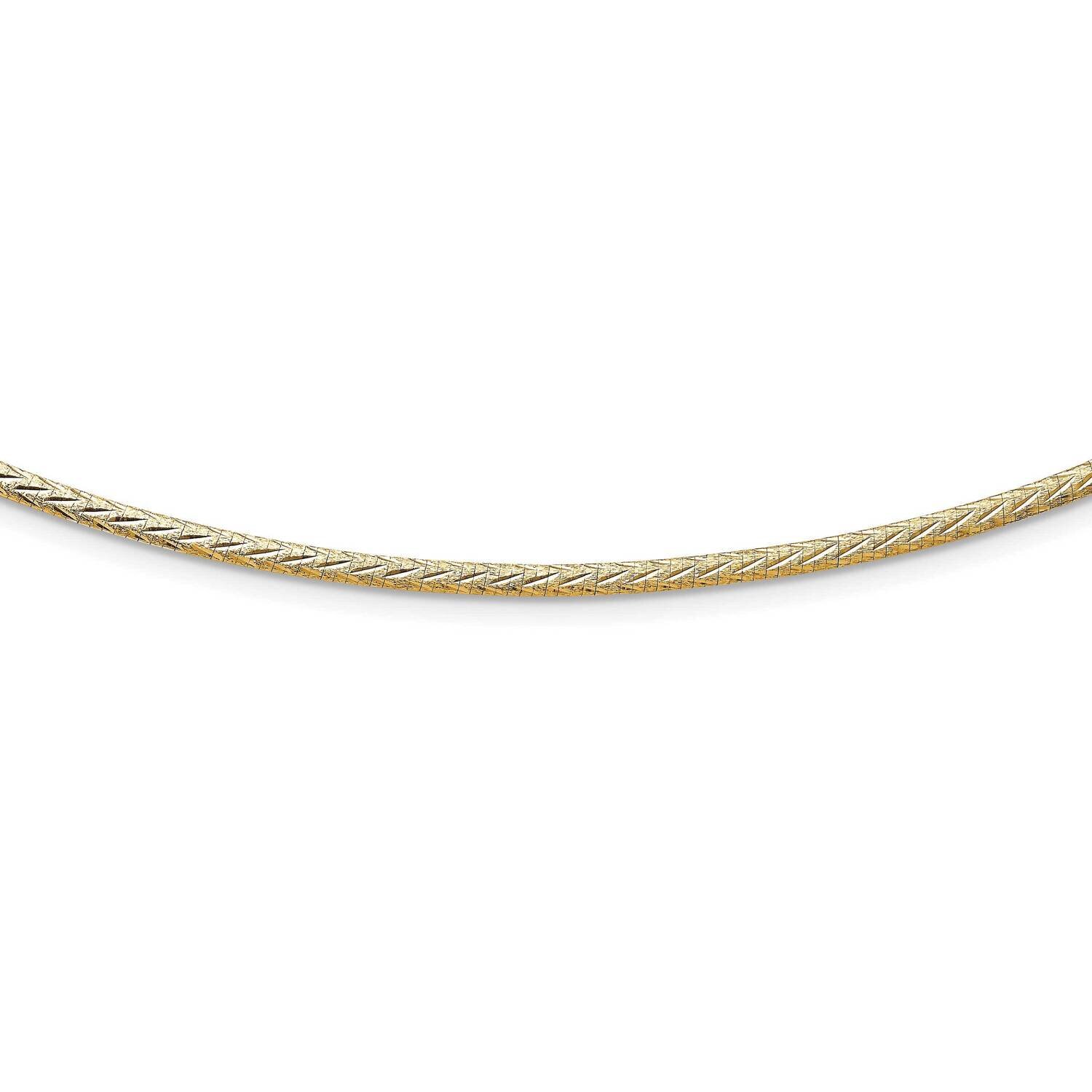 Leslie&#39;s Two-tone Reversible Adjustable Omega 14k Gold HB-LF1498-18, MPN: LF1498-18, 191101738814