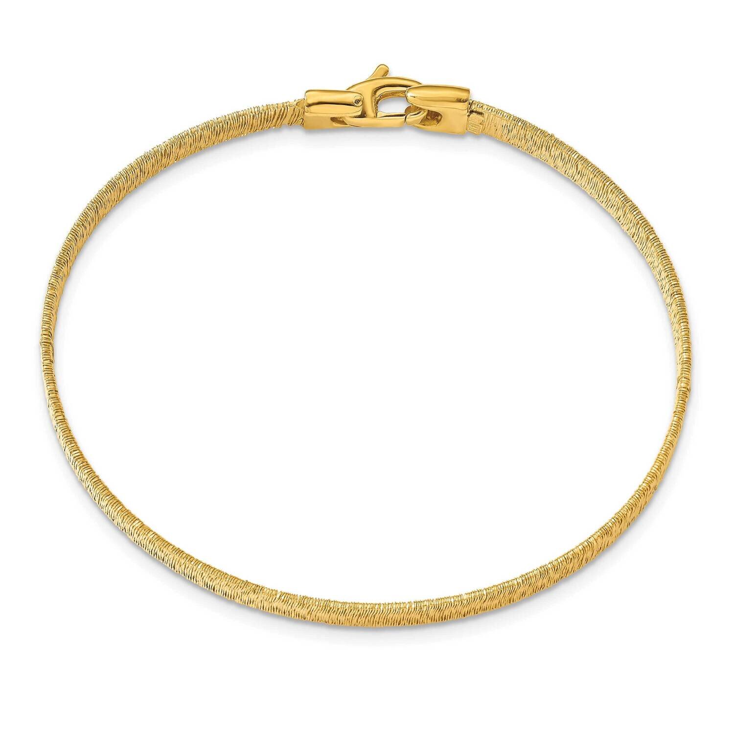 Leslie&#39;s Gold-tone Bracelet Sterling Silver HB-QLF1119-6.5, MPN: QLF1119-6.5, 191101878732
