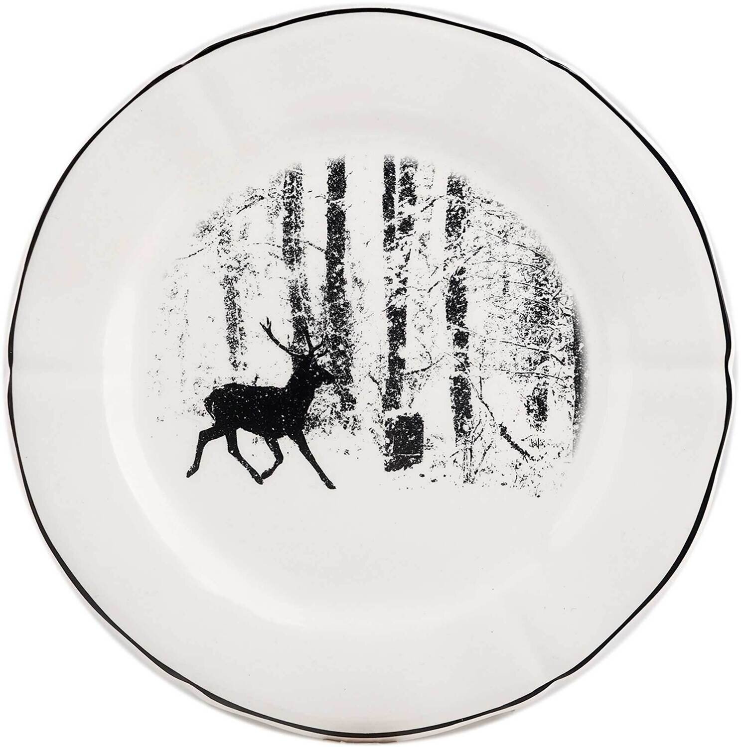 Gien Chambord Dessert Plate Stag 1848ADE126, MPN: 1848ADE126, 3660838010656