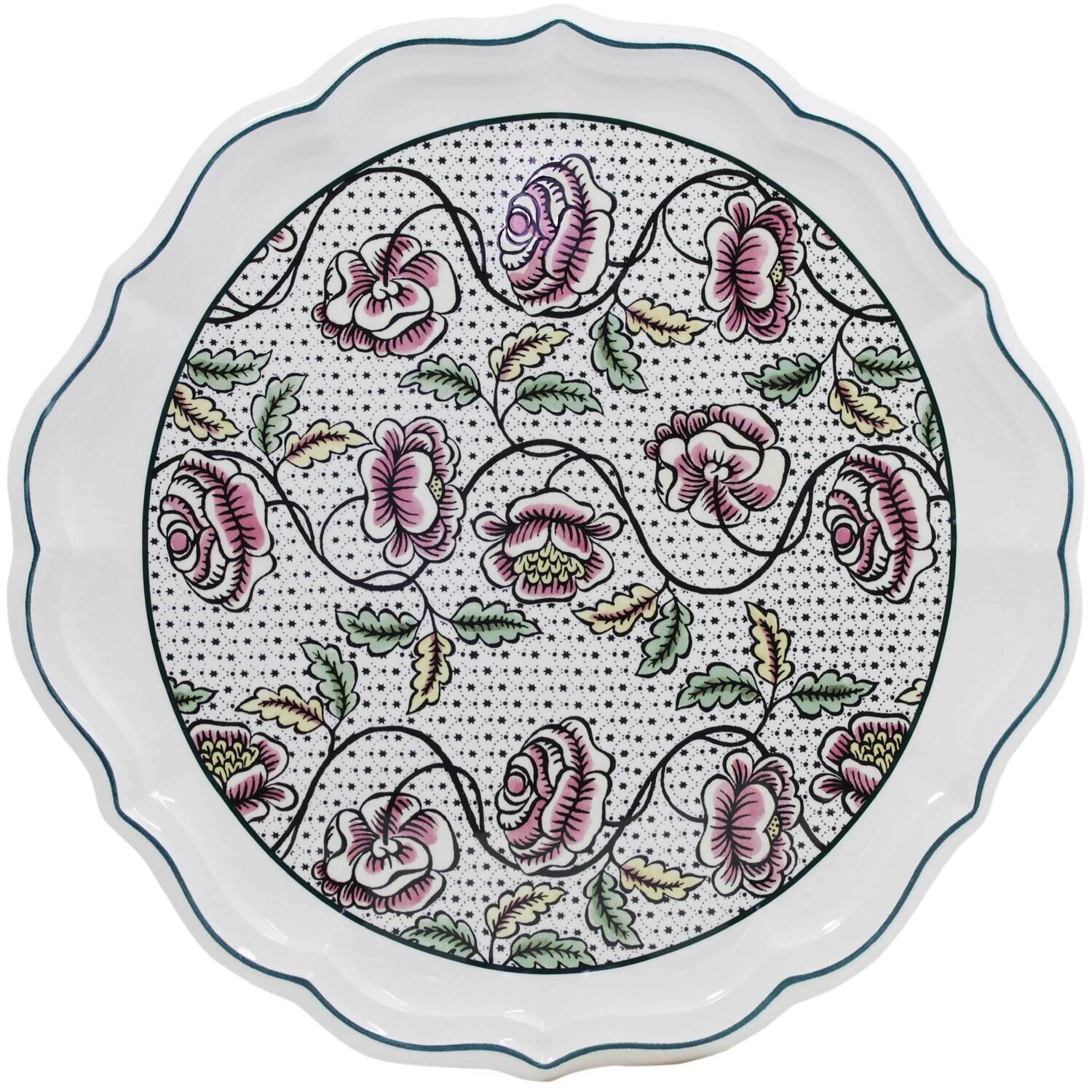 Gien Dominote Cake Platter 1844BPGA22, MPN: 1844BPGA22, 840769056548