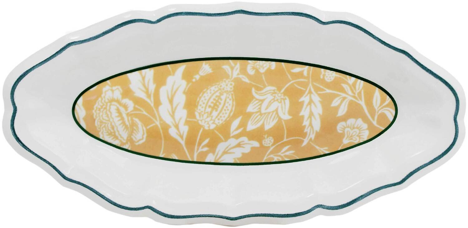 Gien Dominote Pickle Dish Indienne 1844CRA222, MPN: 1844CRA222, 840769085937