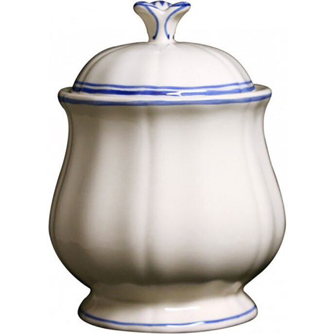 Gien Filet Bleu Sugar Bowl 1540CSU048, MPN: 1540CSU048, 840769027951