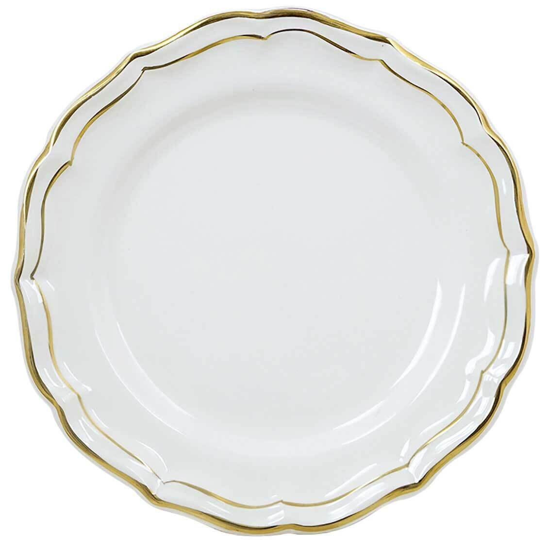Gien Filet Or Gold Dessert Plate 1837CADE22