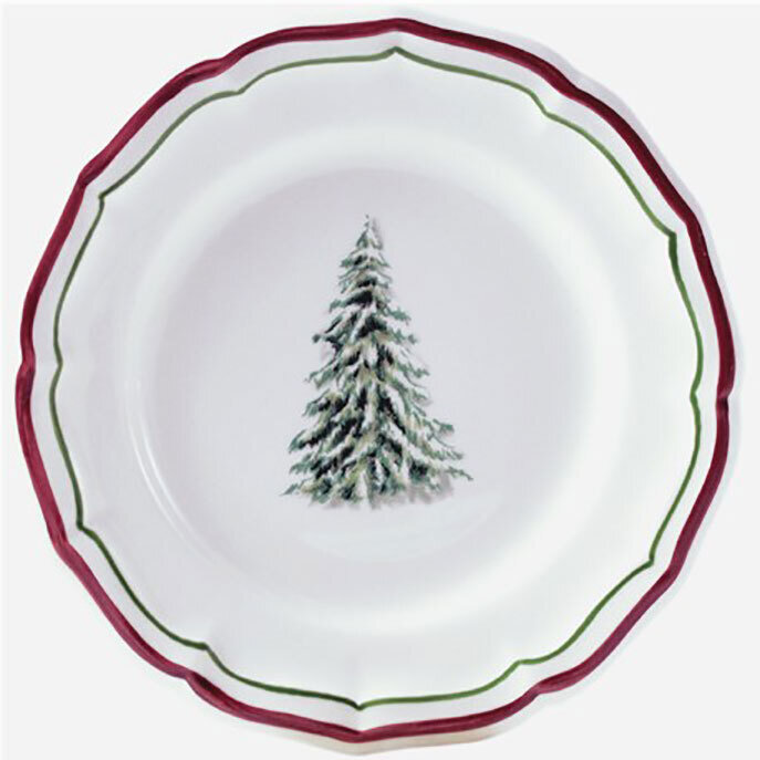 Gien Filet Noel Canape Plate 1731ALUN22, MPN: 1731ALUN22, 840769106113