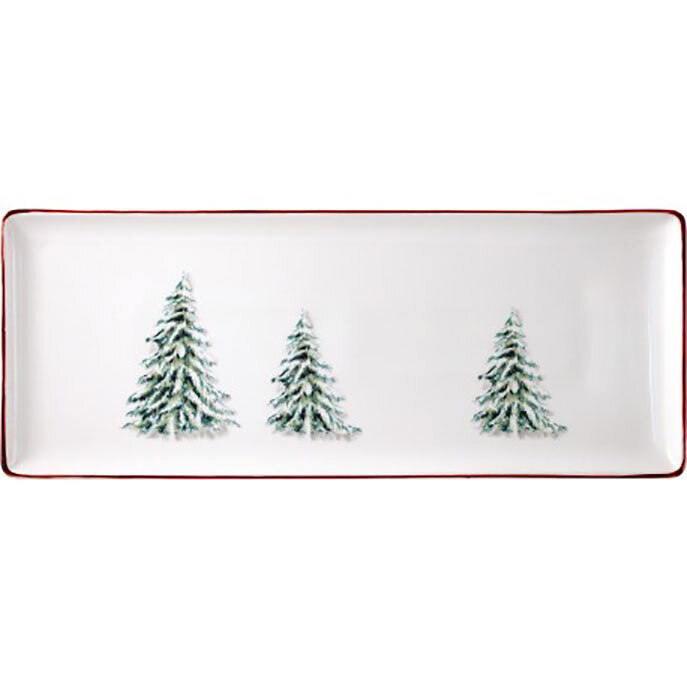 Gien Filet Noel Oblong Serving Tray 1731CPKU01, MPN: 1731CPKU01, 840769088846