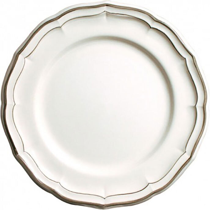 Gien Filet Taupe Dinner Plate 1692AEXT22, MPN: 1692AEXT22, 840769063232