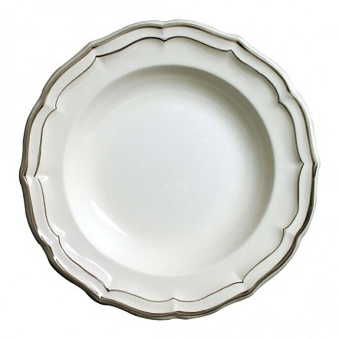 Gien Filet Taupe Rim Soup 1692ACRE22, MPN: 1692ACRE22, 840769063249