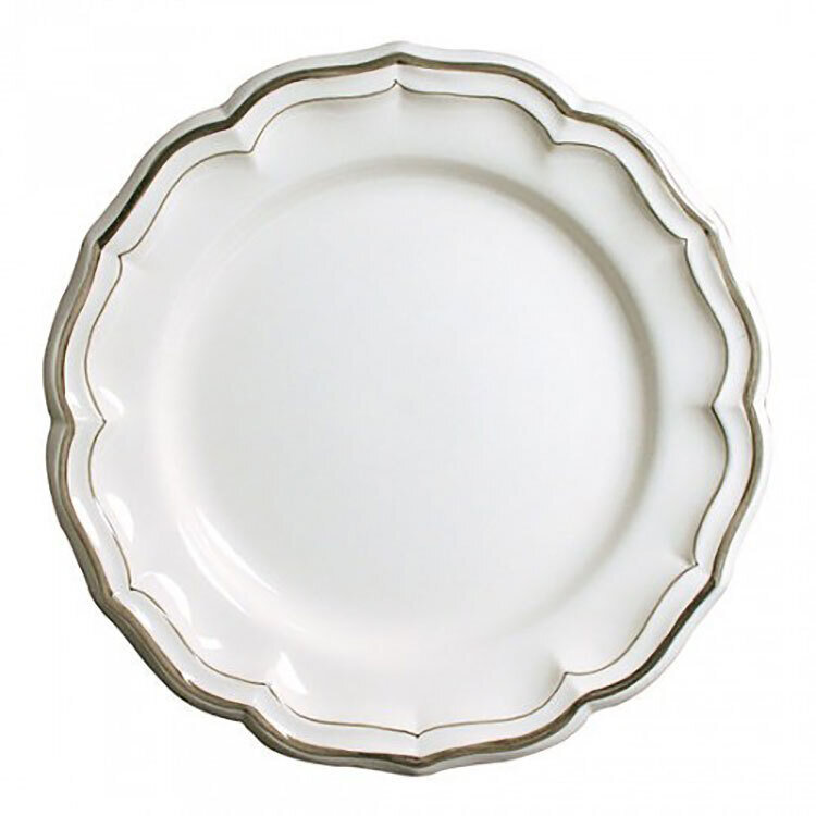 Gien Filet Taupe Round Deep Dish 1692CPC622, MPN: 1692CPC622, 840769077109
