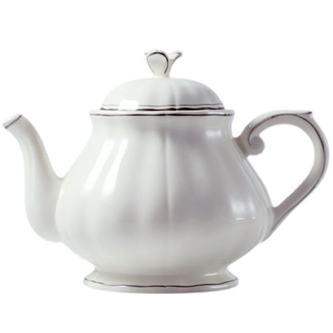 Gien Filet Taupe Teapot 1692CTH248