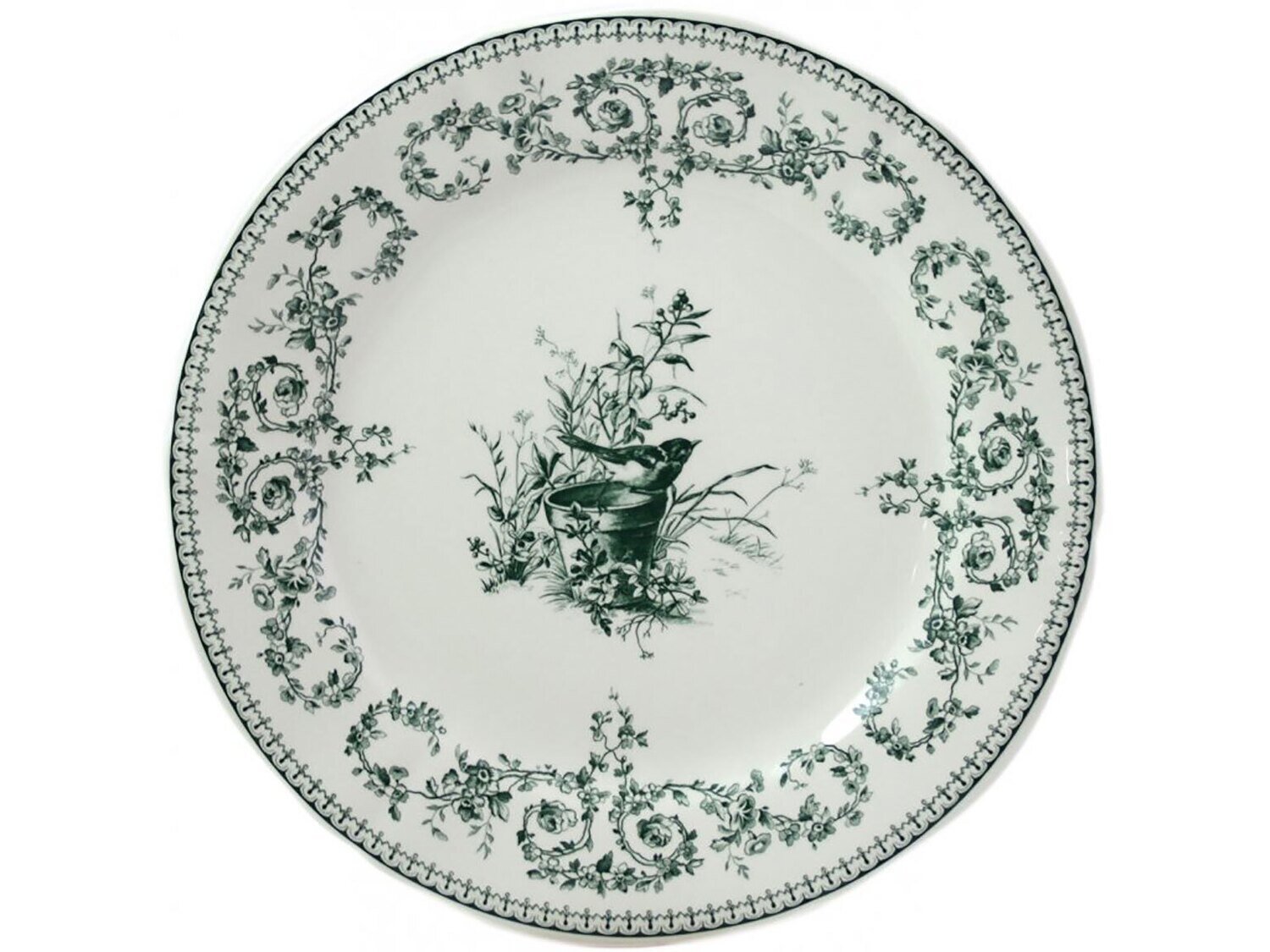 Gien Les Depareillees Dessert Plate Oiseau 1841ADE326, MPN: 1841ADE326, 840769050300