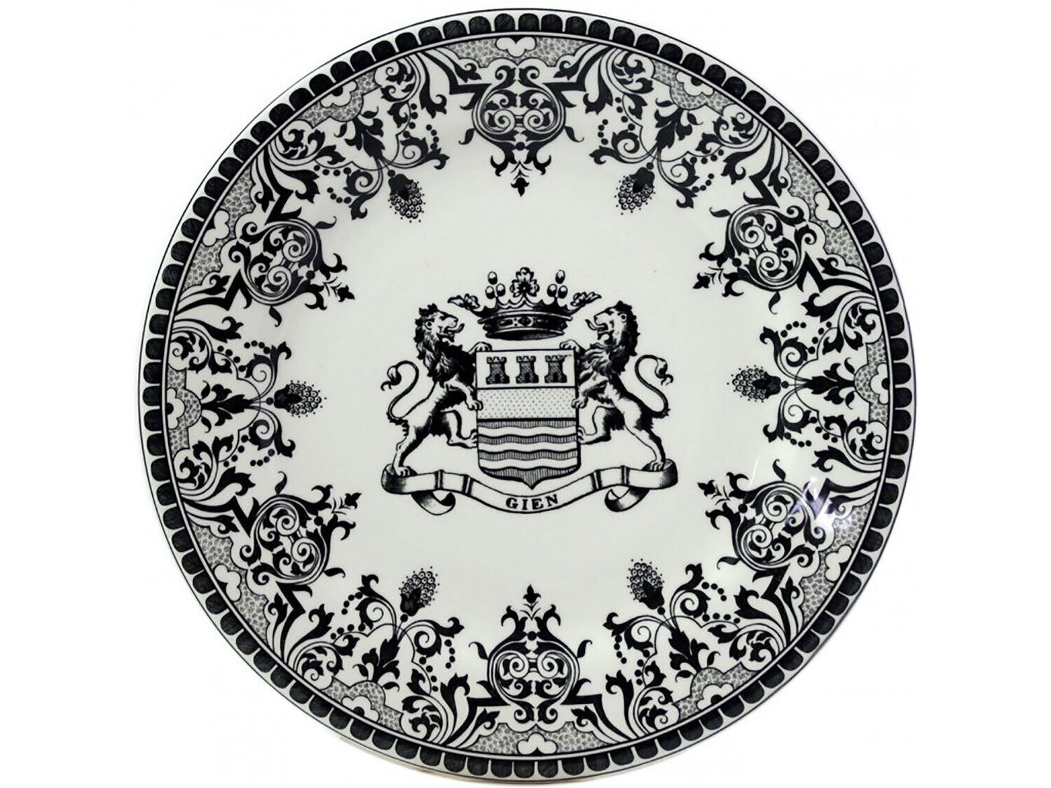 Gien Les Depareillees Dessert Plate Blason 1841ADE450, MPN: 1841ADE450, 840769035970