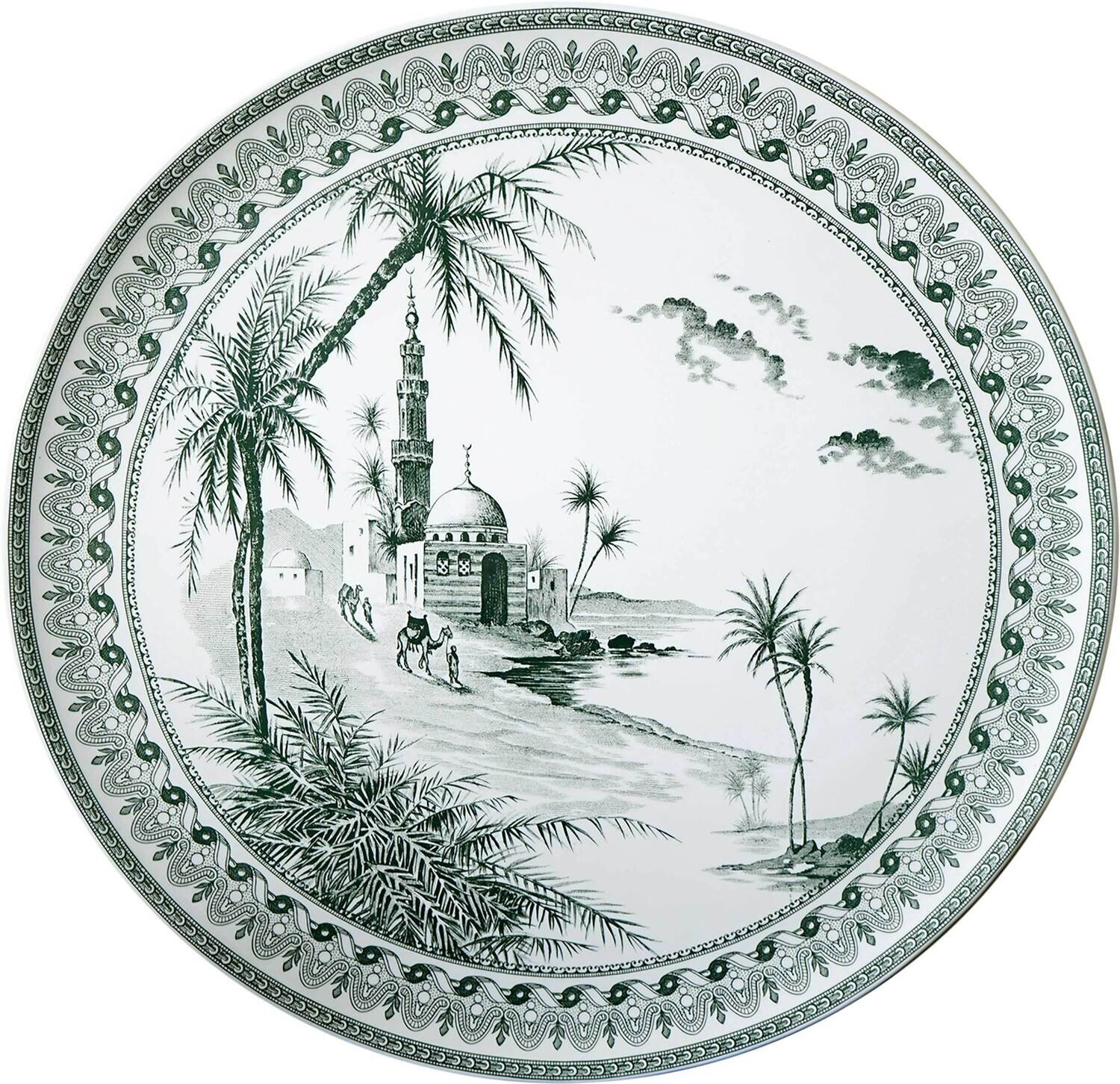 Gien Les Depareillees Large Wall Platter Vues D&#39;Orient 1841CF0303, MPN: 1841CF0303, 840769080673