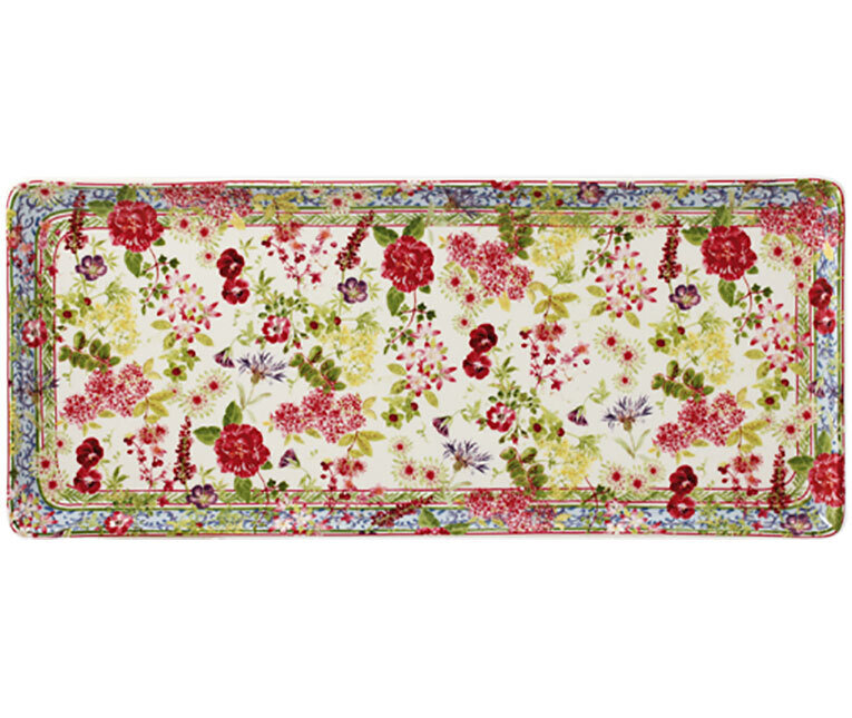 Gien Millefleurs Oblong Serving Tray 1643CPCA01, MPN: 1643CPCA01, 840769046426