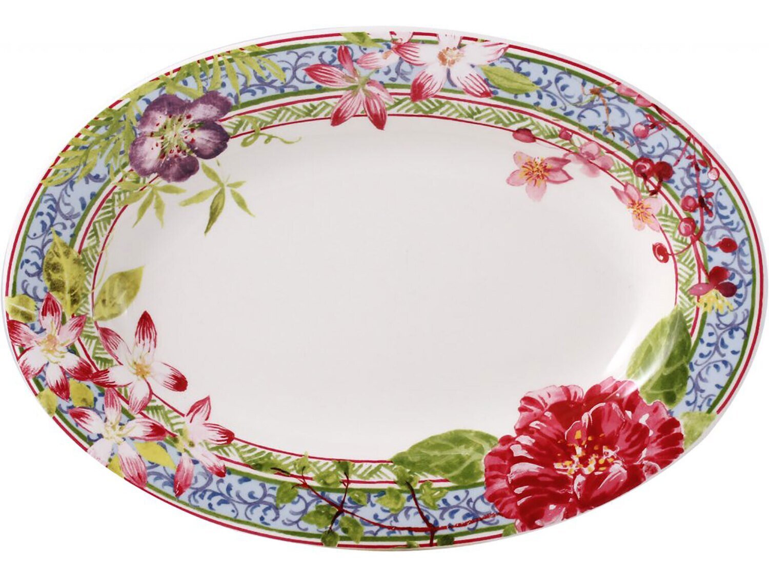 Gien Millefleurs Pickle Dish 1643CRAV50, MPN: 1643CRAV50, 840769046433