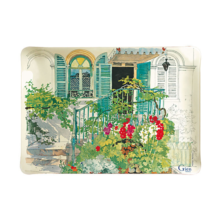 Gien Paris A Giverny Acrylic Serving Tray Small 8009PGPMPL