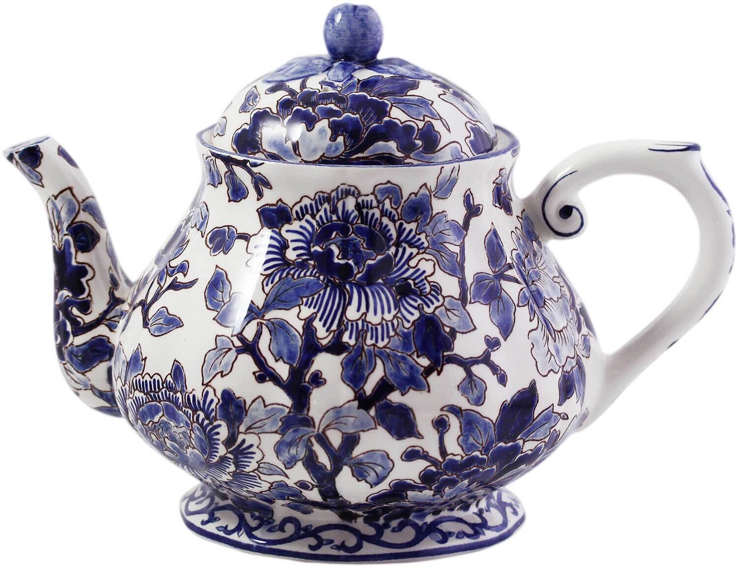 Gien Pivoines Bleues Teapot 1665CTH248