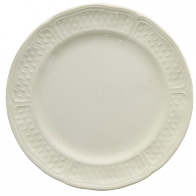 Gien Pont Aux Choux White Canape Plate 1151ALUN34, MPN: 1151ALUN34, 840769040387