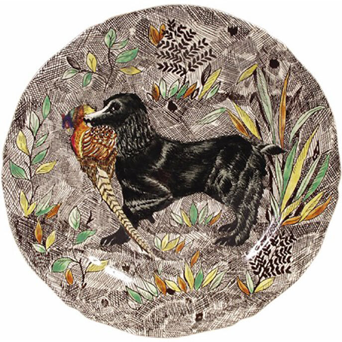 Gien Rambouillet Dessert Plate Cocker 0126CAD226, MPN: 0126CAD226, 840769007878