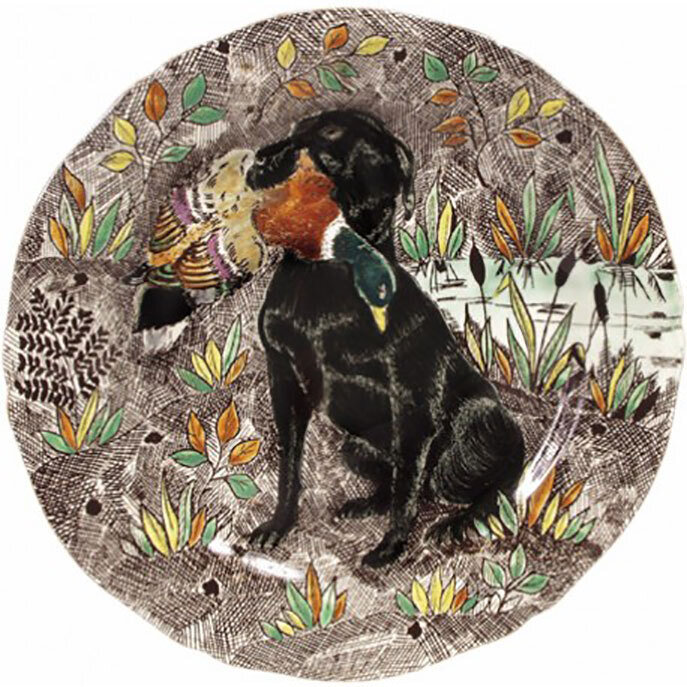Gien Rambouillet Dessert Plate Labrador 0126CAD426, MPN: 0126CAD426, 840769007892