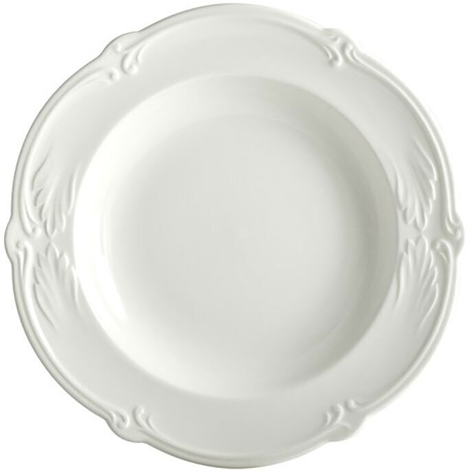 Gien Rocaille White Rim Soup 1800ACRE14, MPN: 1800ACRE14, 840769045856