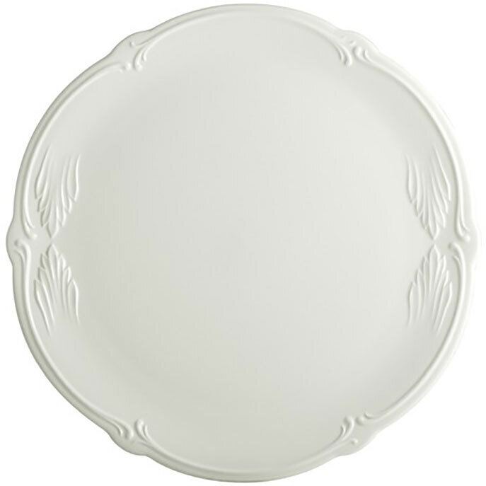Gien Rocaille White Cake Platter 1800BPGA14