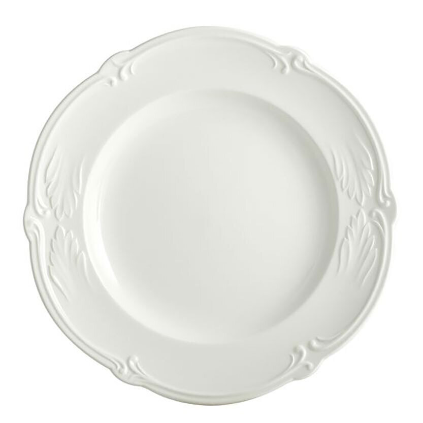 Gien Rocaille White Round Platter 1800CPP414, MPN: 1800CPP414, 840769047799