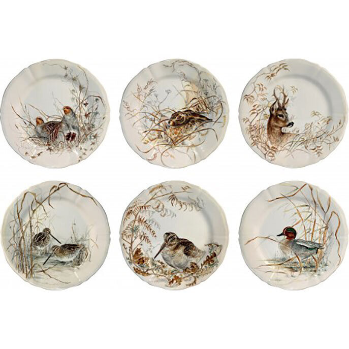 Gien Sologne Dessert Plate Woodcock 1631ADE126, MPN: 1631ADE126, 840769045078