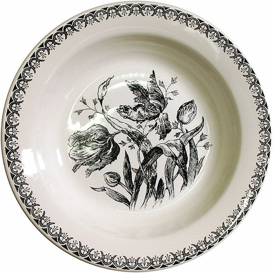 Gien Tulipes Rim Soup 1701ACRE50, MPN: 1701ACRE50, 840769064888