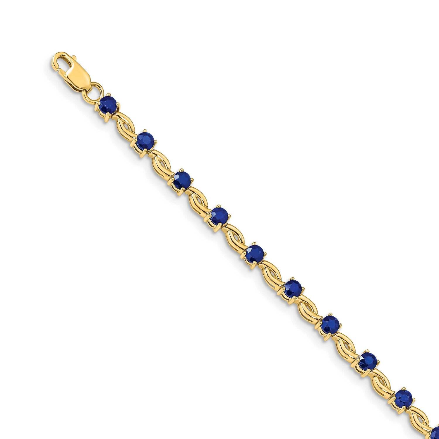 Sapphire Bracelet 14k Gold BM4480-SA-Y, MPN: BM4480-SA-Y, 883957386522