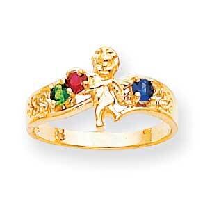 Genuine 3 Stone Mother&#39;s Ring 14k Gold XMR18/3GY, MPN: XMR18/3GY, 883957152561