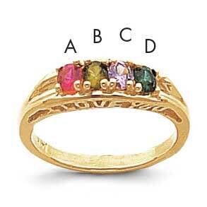 Ring 14k Gold Family Jewelry XMR22/4GY, MPN: XMR22/4GY, 883957152967