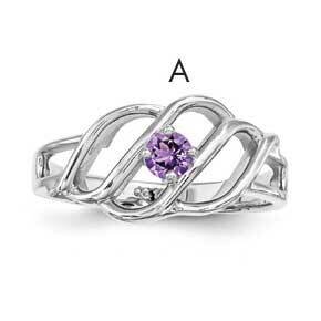 Family Jewelry Ring Sterling Silver Rhodium-plated XMR5/1SS-6, MPN: XMR5/1SS-6, 883957866833