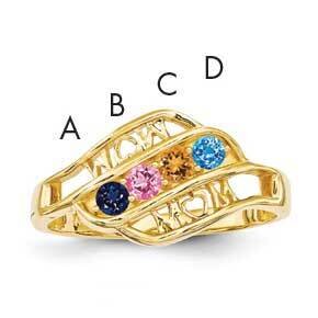 Genuine Family Jewelry Ring 14k Gold XMR66/4GY