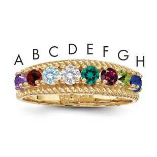 Ring 14k Gold Family Jewelry XMR8/8GY, MPN: XMR8/8GY, 883957162379