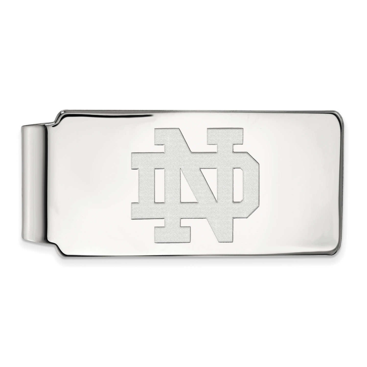 University of Notre Dame Money Clip 10k White Gold 1W024UND, MPN: 1W024UND, 191101130670